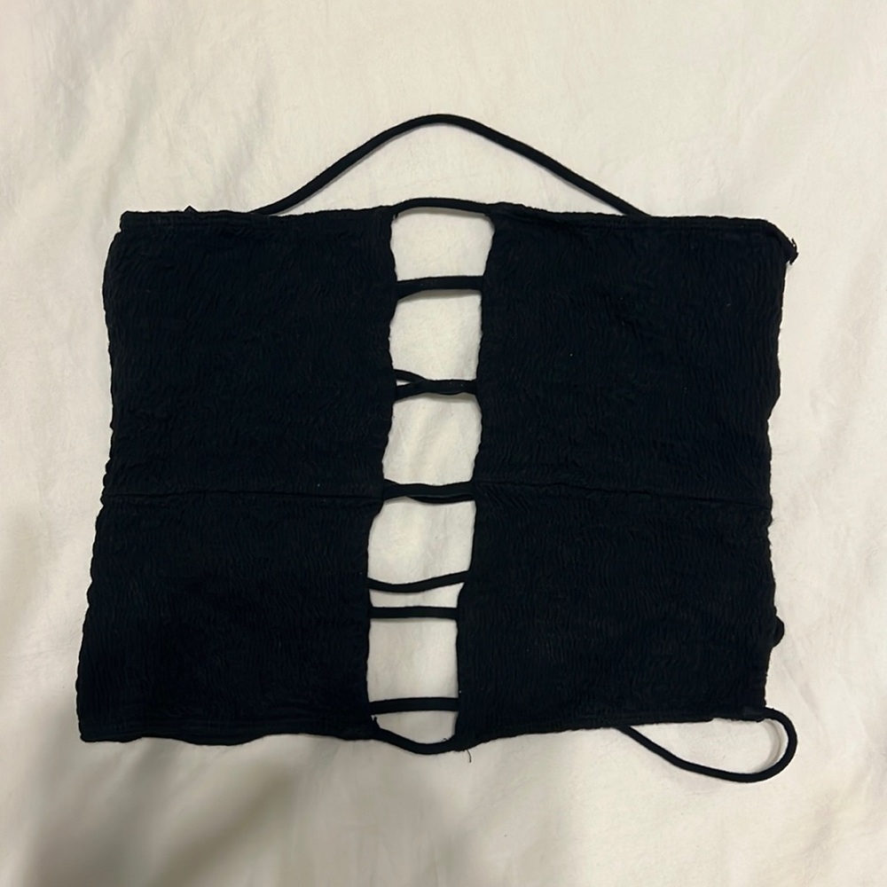 Indah Cropped Top With Open Back